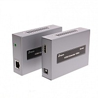 Беспроводной удлинитель hdmi сигнала по витой паре utp/ftp dtech dt-7054b 100 м