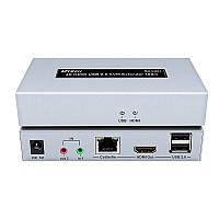 4k hdmi usb2.0 kvm екстендер (подовжувач) на 100 м dtech dt-7051 