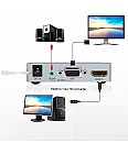 Конвертер (перетворювач) сигналу HDMI в VGA Dtech DT-7022A