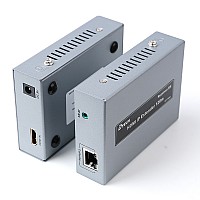 Комплект hdmi подовжувач ip з ir по ethernet кабелю utp dtech dt-7043