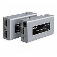 Extender Комплект подовжувач  з ir до 60м hdmi  сигналу по utp/ftp кабелю dtech hdmi dt-7053