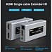 Комплект Extender удлинитель hdmi сигнала с IR до 60м по UTP/FTP кабелю  Dtech HDMI DT-7053