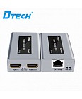 Extender Комплект подовжувач  з IR до 60м hdmi  сигналу по UTP/FTP кабелю Dtech HDMI DT-7053