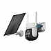 Уличная автономная камера видеонаблюдения Patrul Camsoy X3W-D Белая с двумя объективами с солнечной панелью