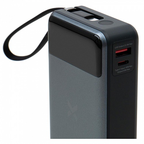 Батарея универсальная Patrul Vinga 20000 mAh 65W USB-C Cable
