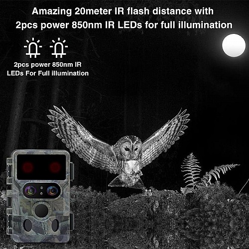 Камера фотопастка 60MP/4K із підтримкою WiFi Redleaf DTC10