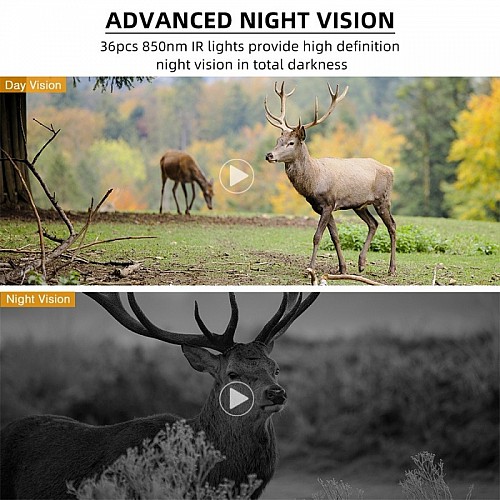 Камера фотопастка 24MP/1080P 80° із підтримкою 4G Redleaf RD3069G