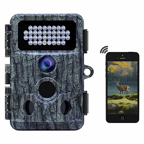 Камера фотоловушка 48MP/2.7K 80° с датчиком PIR и триггером 0.4 сек Redleaf RD4049