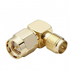 Переходник PicocelLink SMA Male – SMA Female (угловой 90 градусов)