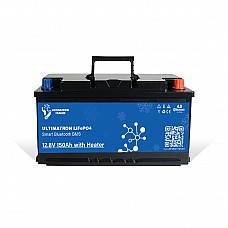 Літієва акумуляторна батарея lifepo4 ultimatron uls-12-150h 12.8v 150ah з підтримкою bluetooth та обігрівачем