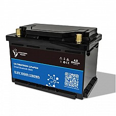 Акумуляторна батарея ultimatron uls-12-100 lifepo4 12.8v 100ah з підтримкою bluetooth та інтегрованою bms 