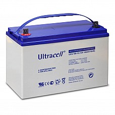 Аккумулятор гелевый ultracell ucg120-12 gel 12v 120ah, (gel) для ИБП