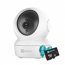 Комплект-набор 2k auto-tracking 360° ezviz cs-h6c (4mp,w1) + ezviz cs-cmt-cardt32g-d