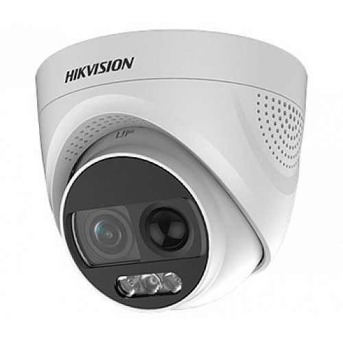 2Мп ColorVu Turbo HD с PIR и сиреной Hikvision DS-2CE72DFT-PIRXOF (2.8 мм)