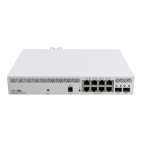 8-портовый управляемый PoE коммутатор MikroTik MikroTik CSS610-8P-2S+IN