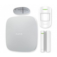 Комплект беспроводной сигнализации ajax hubkit plus (white)