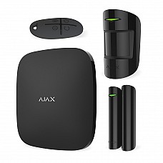 Комплект беспроводной сигнализации ajax hubkit plus (black)