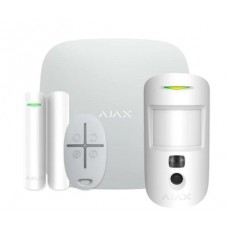 Комплект беспроводной сигнализации ajax hubkit 2 white eu