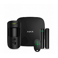 Комплект охранной сигнализации ajax ajax starterkit cam (чёрный)