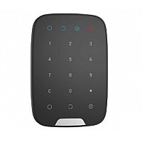 Безпровідна сенсорна клавіатура ajax keypad (black) чорна