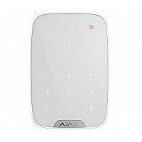 Безпровідна сенсорна клавіатура ajax keypad (white)