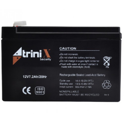 Аккумуляторная батарея TRINIX 12V7,2Ah/20Hr