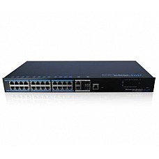 24-портовый управляемый poe коммутатор utepo utp7224e-poe-l2