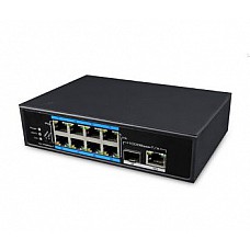 8-портовый poe коммутатор utepo utp7108e-poe