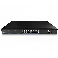 16-портовый poe коммутатор utepo utp1-sw1602ts-poe