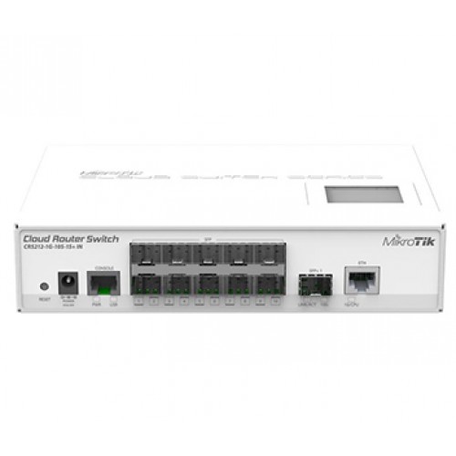 10-портовый управляемый Cloud коммутатор CRS212-1G-10S-1S+IN