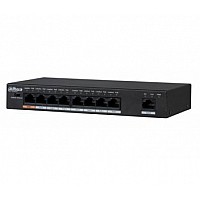 8-портовый poe коммутатор dh-pfs3009-8et1gt-96