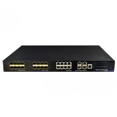 24-портовый Ethernet/Fiber гибридный коммутатор UTEPO UTP7524GE-16GF8GT