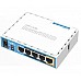 2.4GHz Wi-Fi точка доступу з 5-портами Ethernet для домашнього використання MikroTik MikroTik hAP (RB951Ui-2nD)