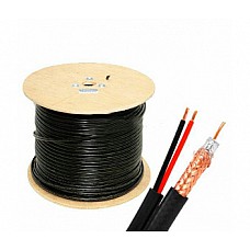 Кабель комбинированный (Коаксиал + Питание) бухта 305 м atis rg590-cu+2*0.75 pe atis