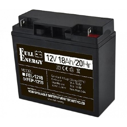 Аккумулятор 12В 18 Ач для ИБП Full Energy Full Energy FEP-1218