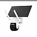 Безпровідна  поворотна автономна вулична 4G PTZ 3МП 2К камера Patrul Camsoy X3G Біла + сонячна панель