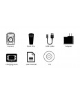 Боди камера (нагрудный видеорегистратор) Patrul (Патруль) 07 64Gb с Wi-Fi и Bluetooth Черная