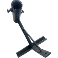 Металевий сірий кронштейн для антени antenna bracket tg35 під трубу 35 мм