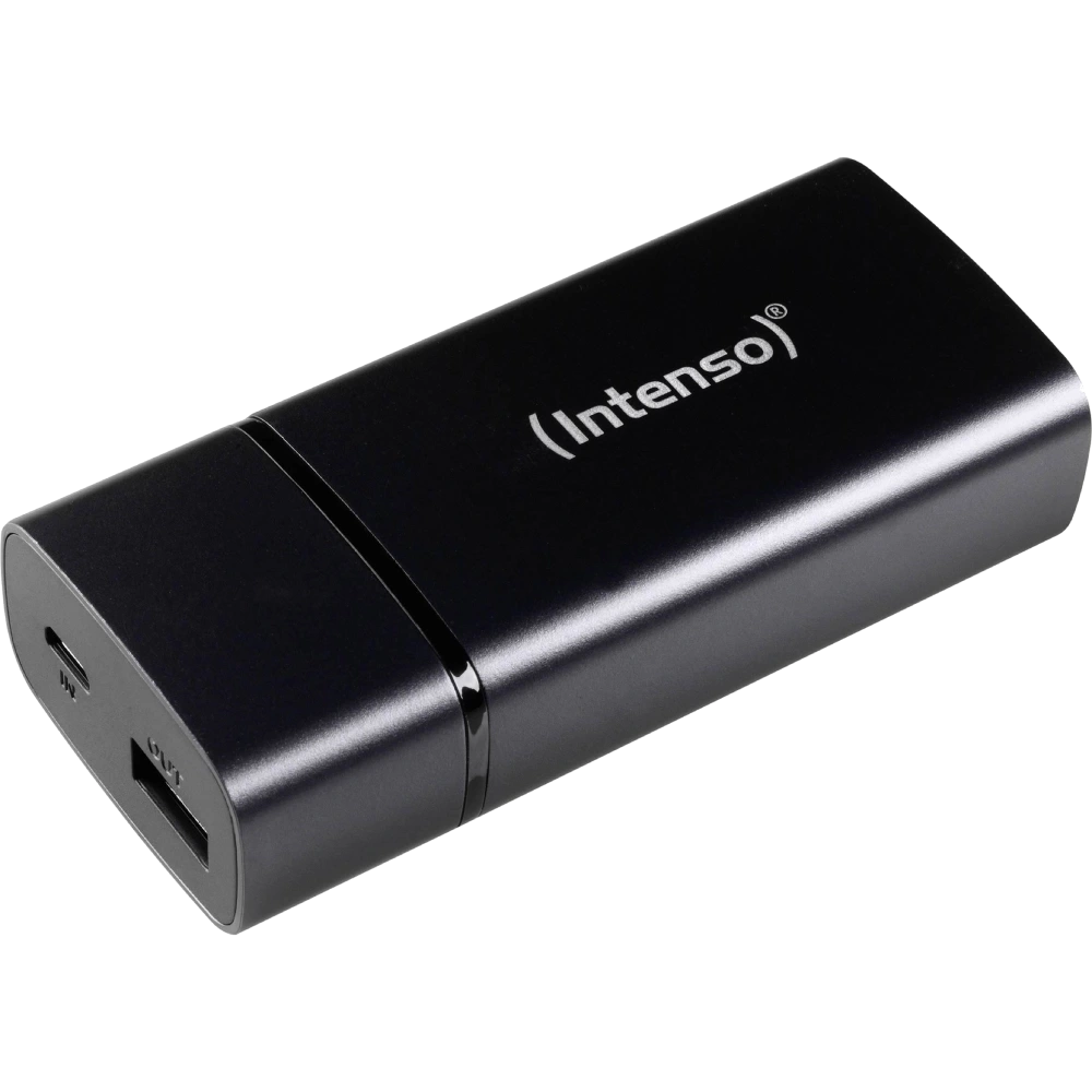 Повербанк intenso intenso pm metal finish(black) 5200 mah