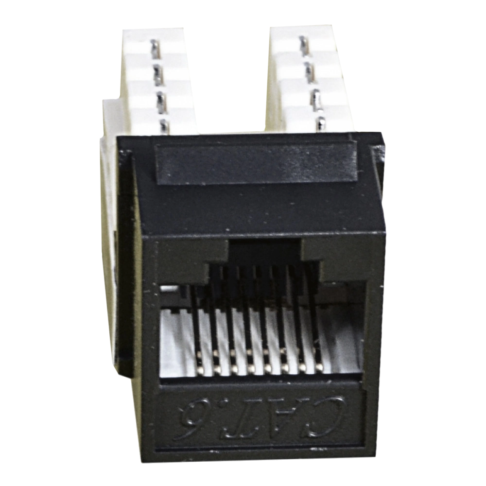 Модуль keystone rj45 utp, кат. 6, 110, slim, w - 16.6 мм, чорний epnew epnew 6ktvm-u0bk