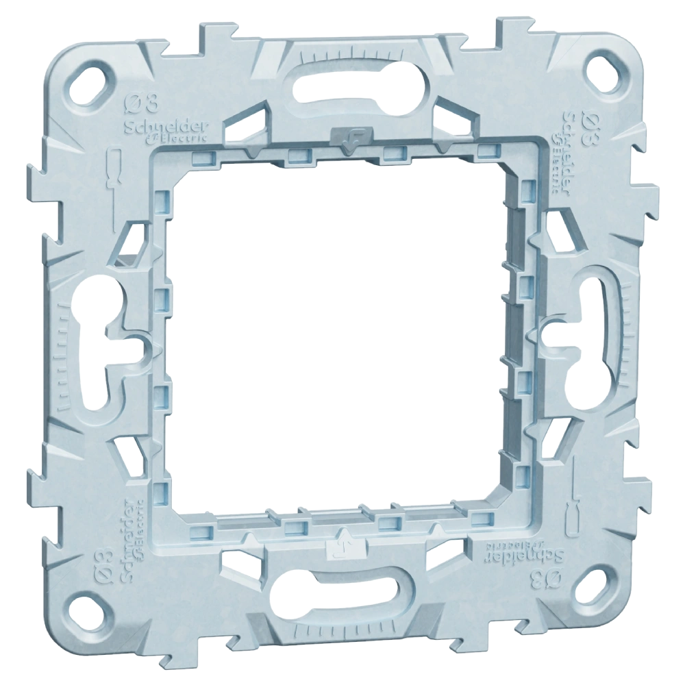 Супорт zamak 2 модуля schneider electric schneider electric new unica nu7002