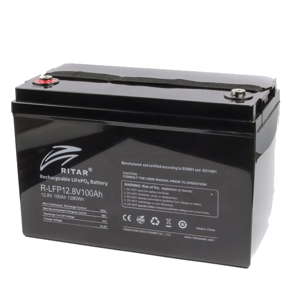 Акумуляторна батарея з bluetooth ritar ritar r-lfp12.8v100ah