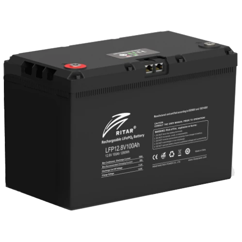 Акумуляторна батарея ritar ritar lfp12.8v100ah ​​g3 с системой подогрева и bluetooth