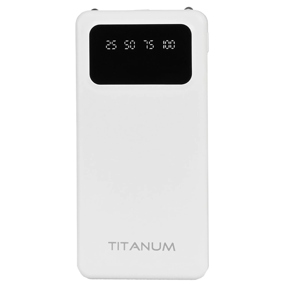 Повербанк videx titanum ol21 white 10000mah