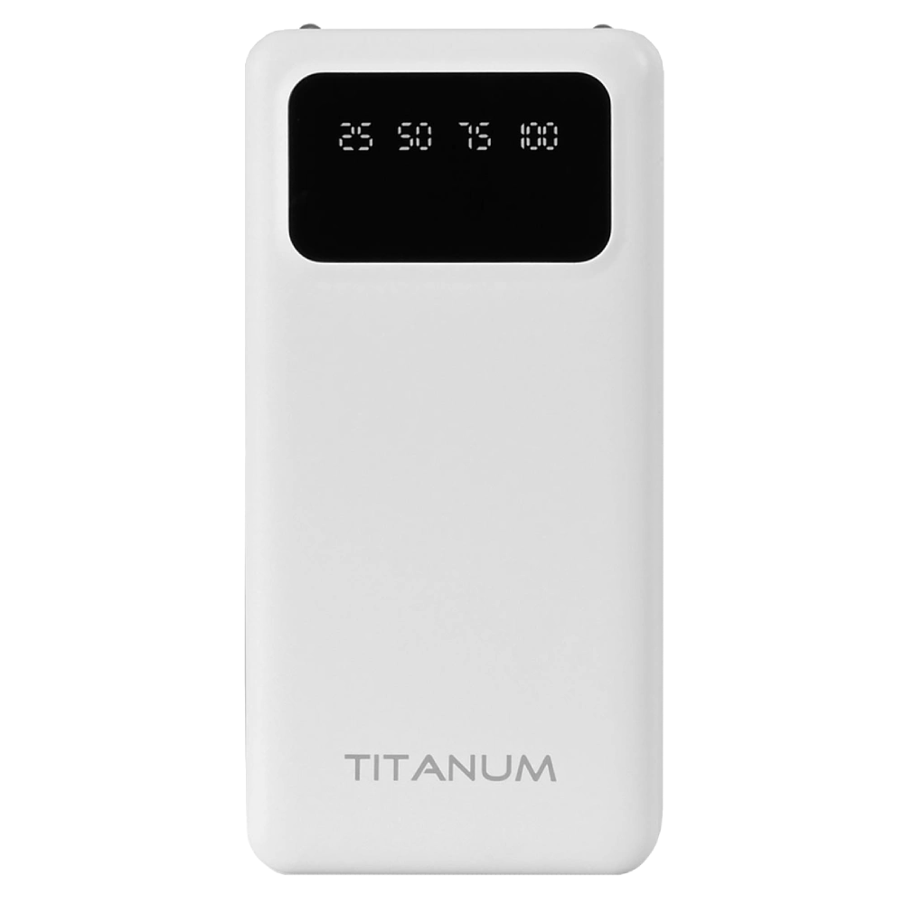 Повербанк videx titanum ol03 white 30000mah