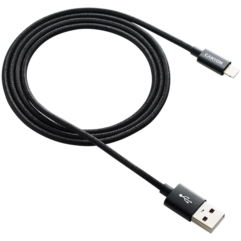 Кабель lightning 8-pin - usb 1м canyon canyon cfi-3