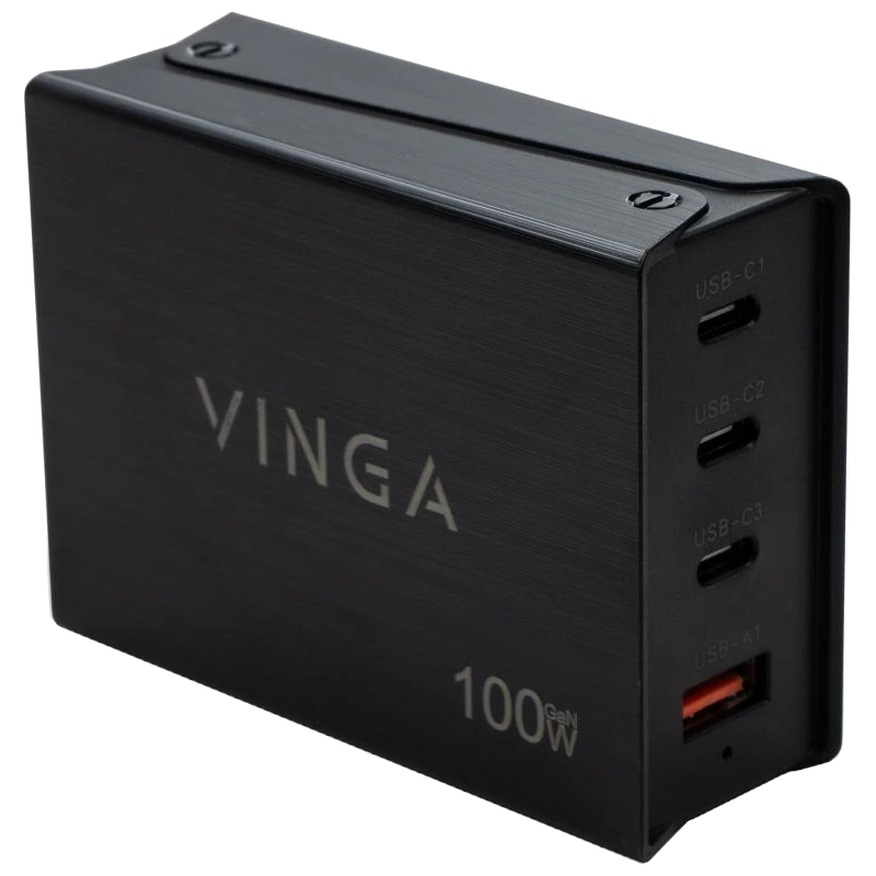 Зарядное устройство vinga vinga gan 100w pd+qc