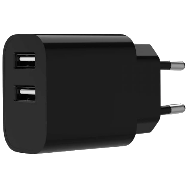 Мережевий зарядний пристрій gembird gembird ta-uc-2a12-01-bk usb-a 5v/2.4a 12w