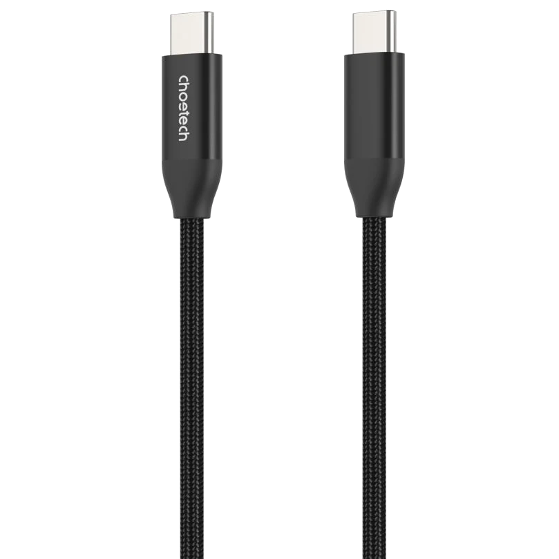 Кабель choetech choetech xcc-1036 2м black usb-c to usb-c pd3.1