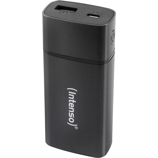 Повербанк intenso intenso pm metal finish(cool grey) 5200 mah